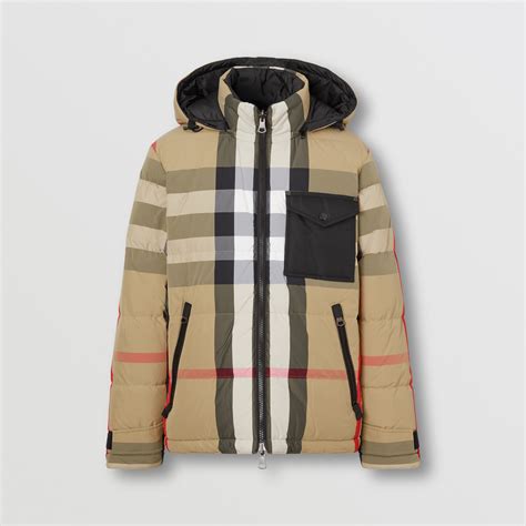 burberry goosedown jacket|Nylon Puffer Jacket in Black .